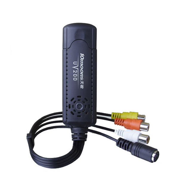 天敏10moons UV200视频采集棒 USB笔记本电视盒 视频录像